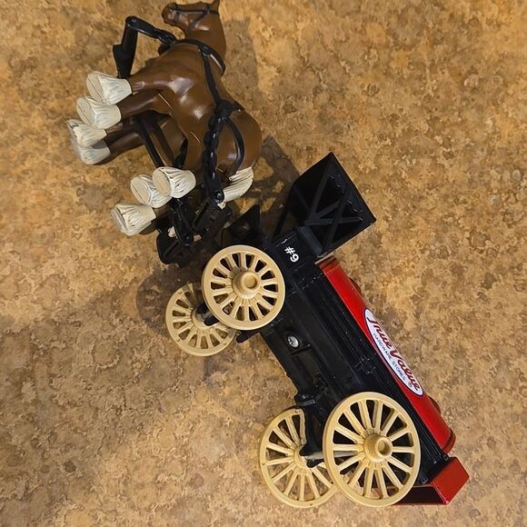 ERTL True Value Hardware Advertisement 1990 Horse Wagon Coin Bank Die-Cast Metal - Picture 9 of 16